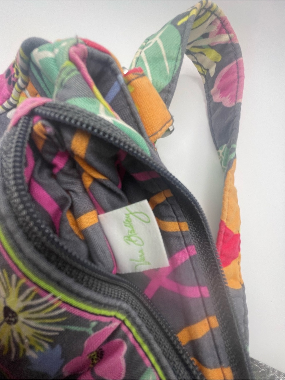 Vera Bradley Floral Quilted Crossbody Bag - Multicolor - Picture 8 of 9